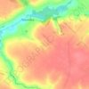 Mapa topográfico Птиче, altitud, relieve