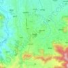 Mapa topográfico Godawari, altitud, relieve