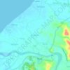 Mapa topográfico Buliasnin, altitud, relieve