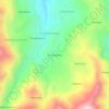 Mapa topográfico Perccapampa, altitud, relieve