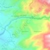 Mapa topográfico Yumina, altitud, relieve