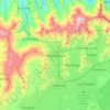 Mapa topográfico Naguanagua, altitud, relieve