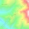 Mapa topográfico La Loma, altitud, relieve