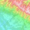 Mapa topográfico Dharamshala, altitud, relieve