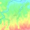 Mapa topográfico Matanlang, altitud, relieve