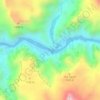 Mapa topográfico Grand Canyon, altitud, relieve