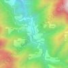Mapa topográfico Jibhi, altitud, relieve