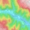 Mapa topográfico Longhi, altitud, relieve