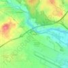 Mapa topográfico Les Simetes, altitud, relieve