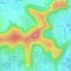 Mapa topográfico Vetal Tekdi, altitud, relieve