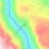 Mapa topográfico Paccha, altitud, relieve