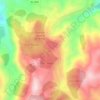 Mapa topográfico Mirador de Cosentino, altitud, relieve