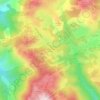 Mapa topográfico Hameau des Atres, altitud, relieve