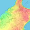 Mapa topográfico La Thébaudais, altitud, relieve