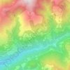 Mapa topográfico Corticiasca, altitud, relieve