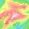 Mapa topográfico Puig de Massanella, altitud, relieve