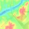 Mapa topográfico Cerro de las Baterías, altitud, relieve