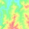 Mapa topográfico Pantanoso, altitud, relieve