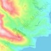 Mapa topográfico Βασιλίτσι, altitud, relieve