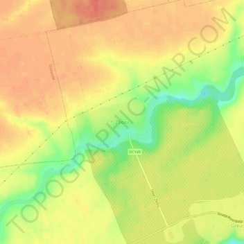 Mapa topográfico Zboiu, altitud, relieve