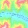 Mapa topográfico Gaganani, altitud, relieve
