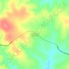Mapa topográfico Lagoa Bonita (Feirinha), altitud, relieve