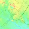 Mapa topográfico Nueva Rosita, altitud, relieve