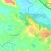 Mapa topográfico Chimbi, altitud, relieve