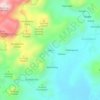 Mapa topográfico Lacar, altitud, relieve