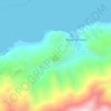 Mapa topográfico Topo La Bajadita, altitud, relieve