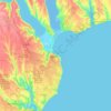 Mapa topográfico Одеса, altitud, relieve