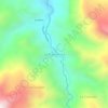 Mapa topográfico La Providencia, altitud, relieve