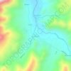 Mapa topográfico Tulahuén, altitud, relieve