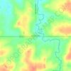 Mapa topográfico Nova Estrela, altitud, relieve
