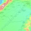 Mapa topográfico Apure, altitud, relieve