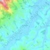 Mapa topográfico Viçoso Velho, altitud, relieve
