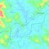 Mapa topográfico Kattachira, altitud, relieve