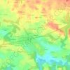 Mapa topográfico Quénécal, altitud, relieve