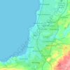 Mapa topográfico Ayr, altitud, relieve