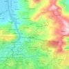 Mapa topográfico Ambiong, altitud, relieve