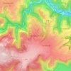 Mapa topográfico Kommerscheidt, altitud, relieve