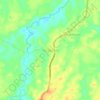 Mapa topográfico Mar de Plata, altitud, relieve