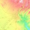 Mapa topográfico El Alto, altitud, relieve