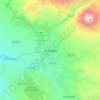 Mapa topográfico Arequipa, altitud, relieve
