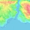 Mapa topográfico Coz Fornic, altitud, relieve