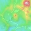 Mapa topográfico Mount Paco, altitud, relieve