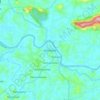 Mapa topográfico Areekode, altitud, relieve