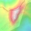 Mapa topográfico Pico da Neblina, altitud, relieve