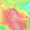 Mapa topográfico Roc'h Glujau, altitud, relieve