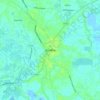 Mapa topográfico সাতক্ষীরা, altitud, relieve